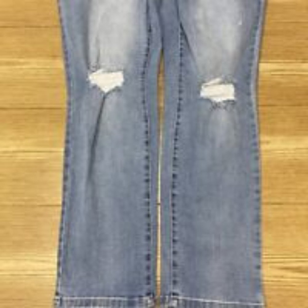 Style & Co Womens High Rise Jeans Slim Leg Distressed Denim Ankle Pants Size 6 - Picture 5 of 16